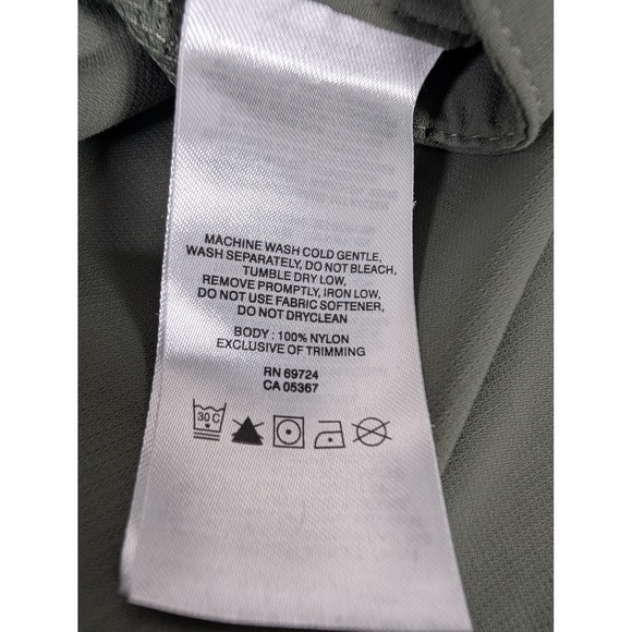 Columbia Pants Womens 8 Regular Green Omni-Shield Hiking Cargo Outdoor Nylon - Picture 8 of 13